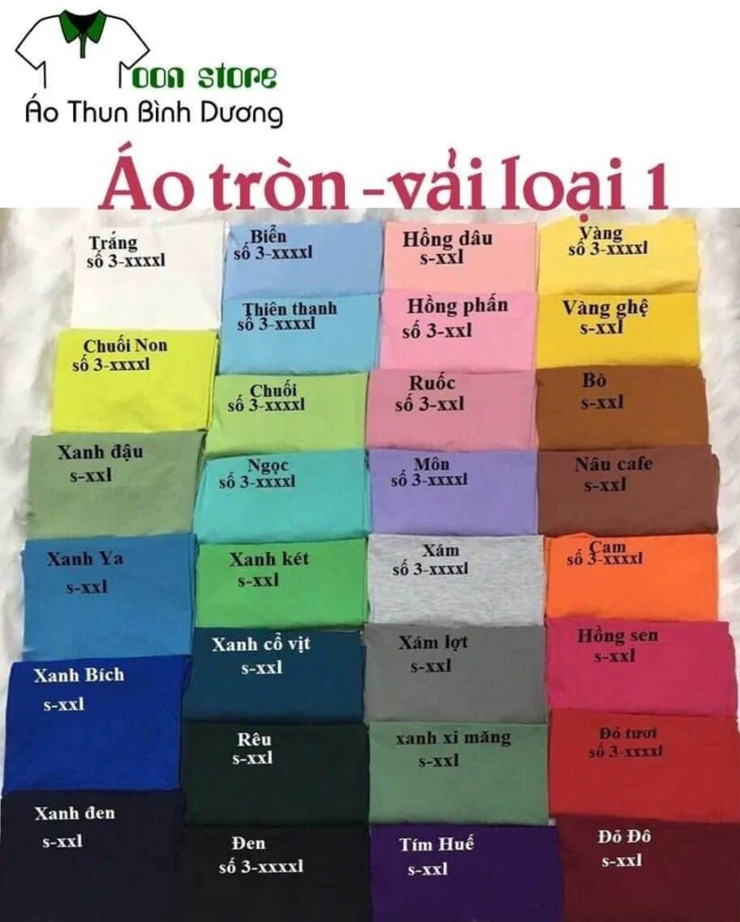 bang mau ao co tron loai 1