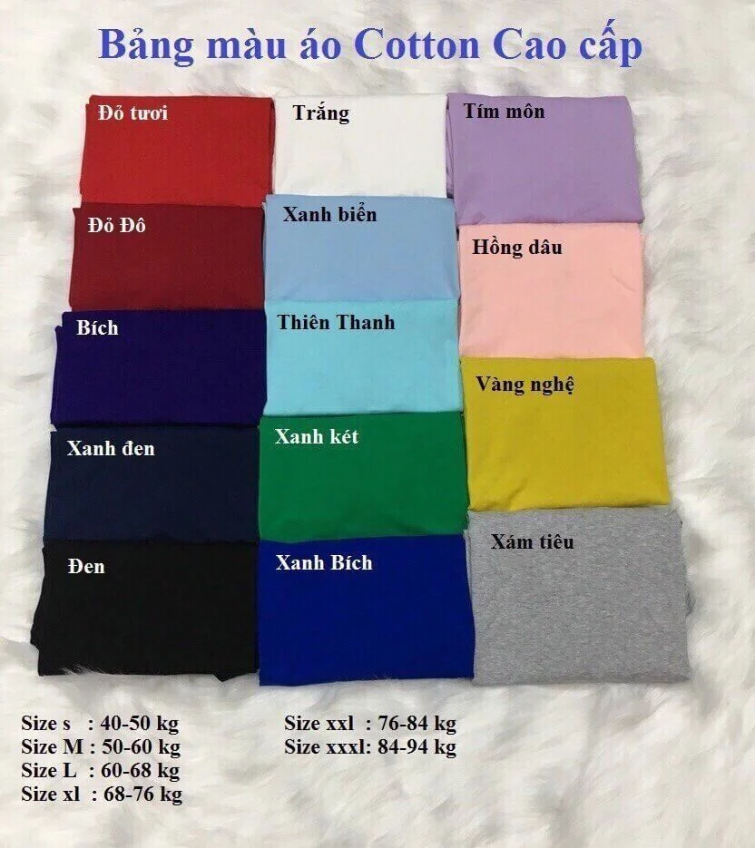 bang mau ao cotton